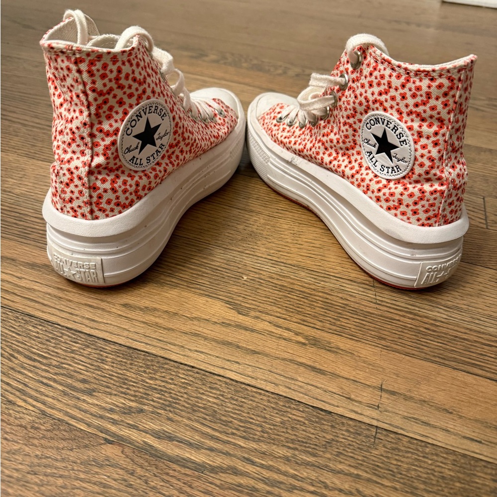 Converse Chuck Taylor All Star Poppy Print Hightop Sneakers - Picture 4 of 6